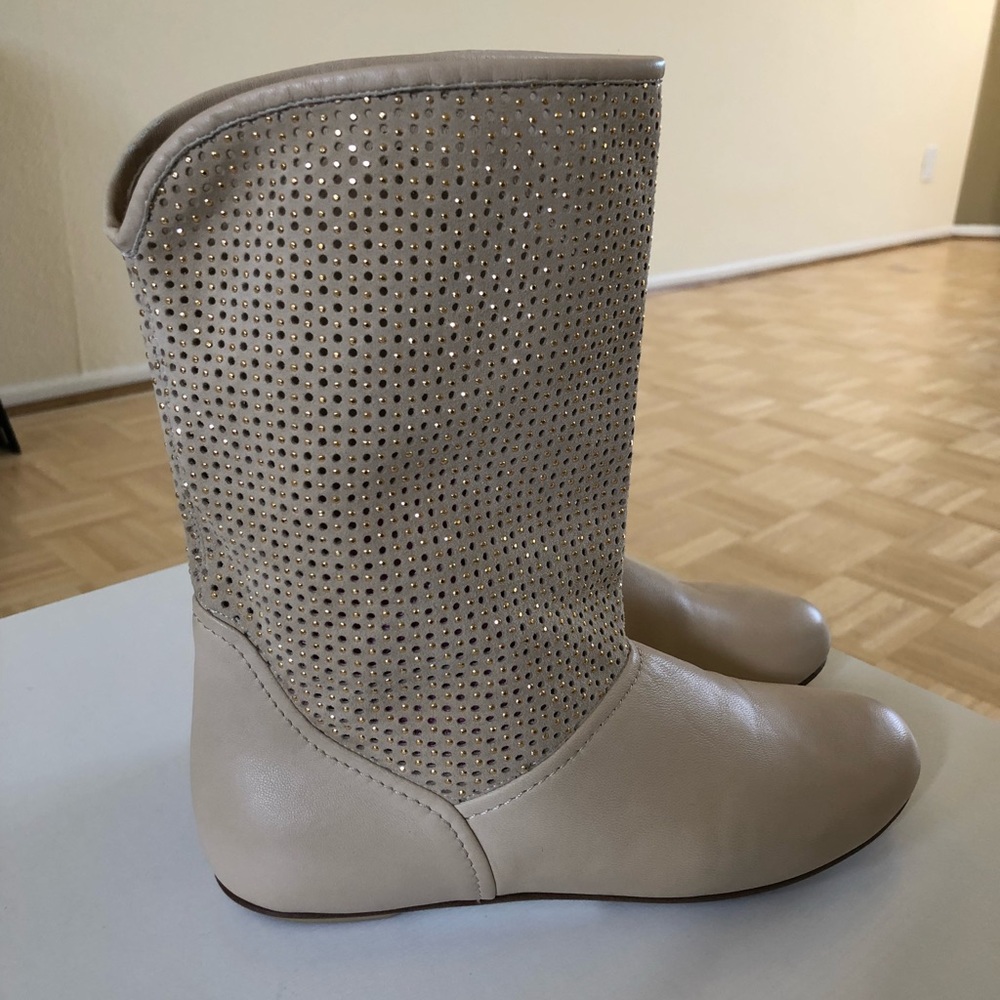 Loriblu beige leather boots